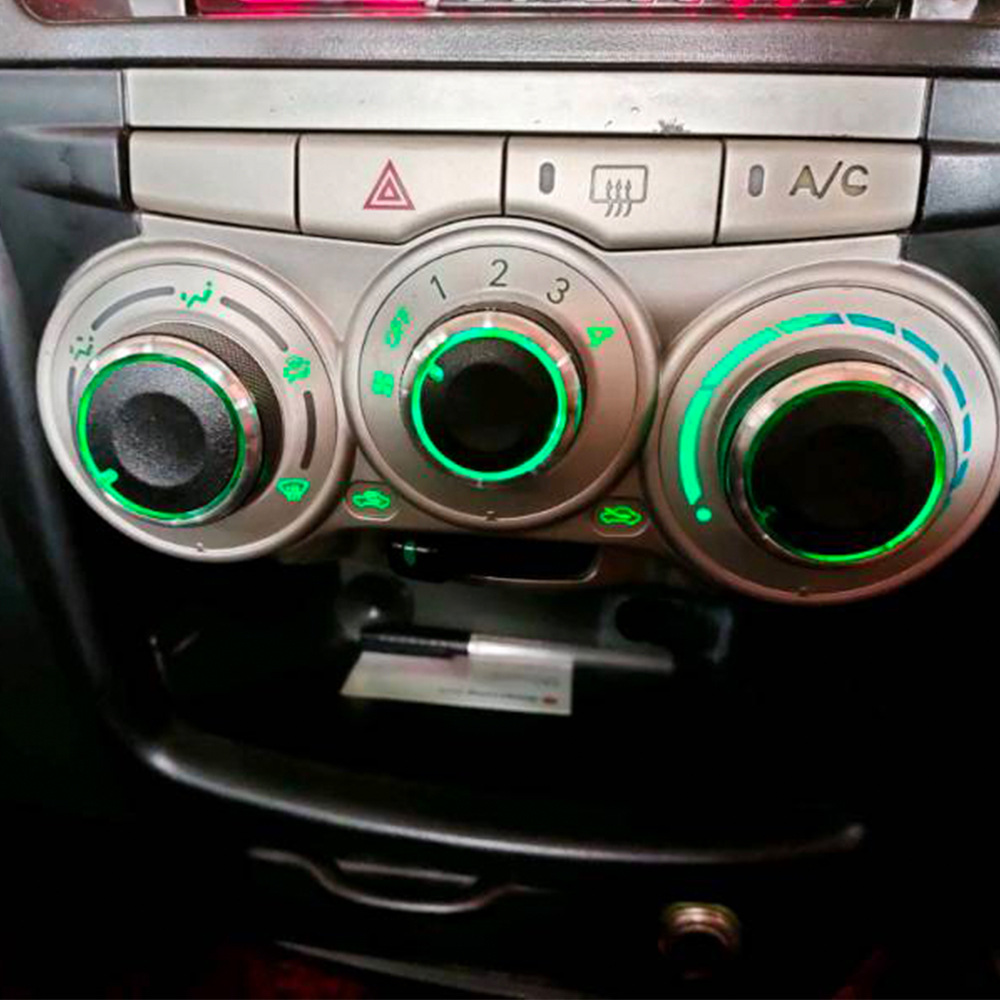 适用于北鹿大Myvi3 件/套汽车空调旋钮 AC 旋钮盖 开关按钮配件
