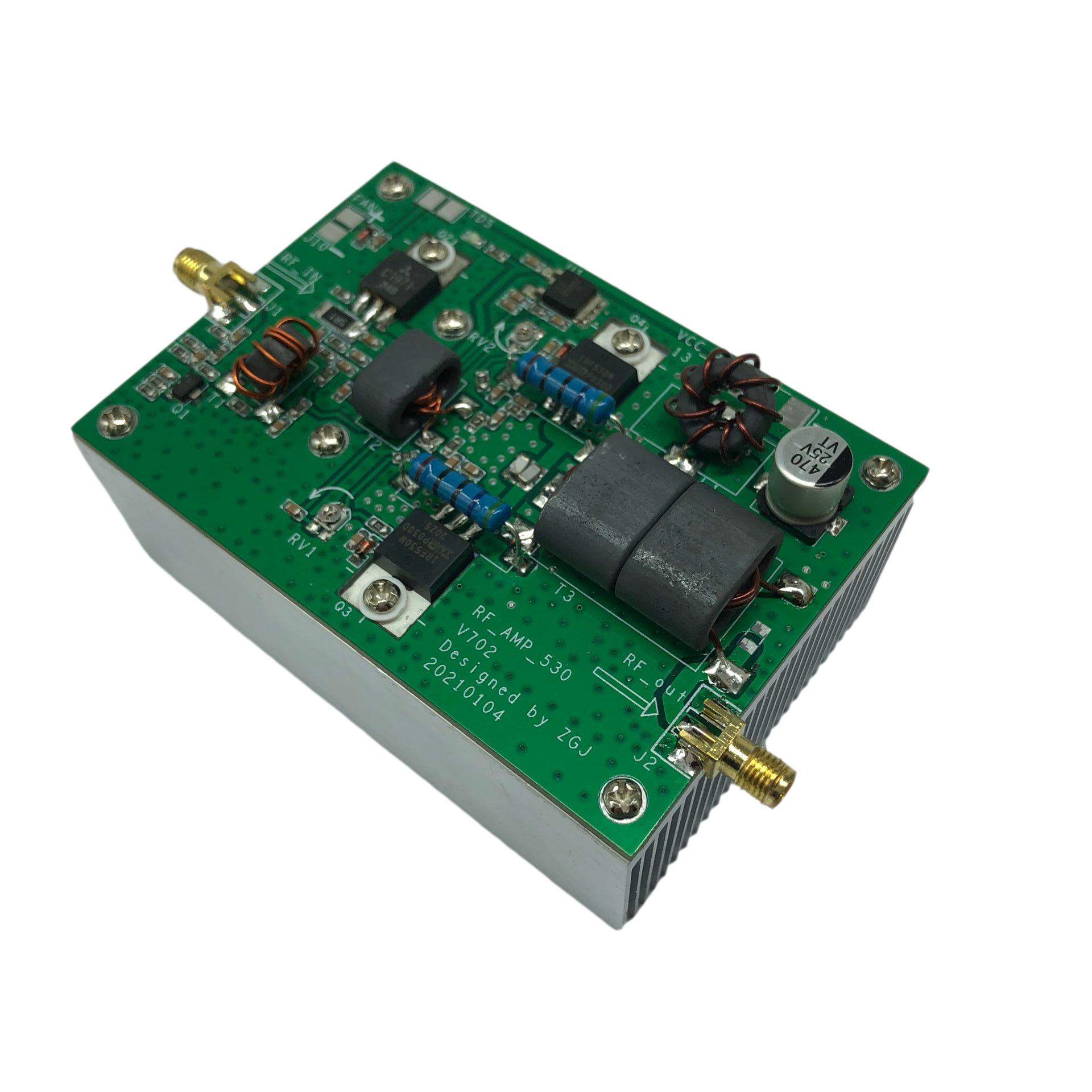 成品 45w短波3-28mhz 线性高频功率放大器 无线电台 无线输电