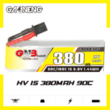 GNB高能380mAh 1S 3.8V 90C HV A30插头室内穿越机小四轴锂电池