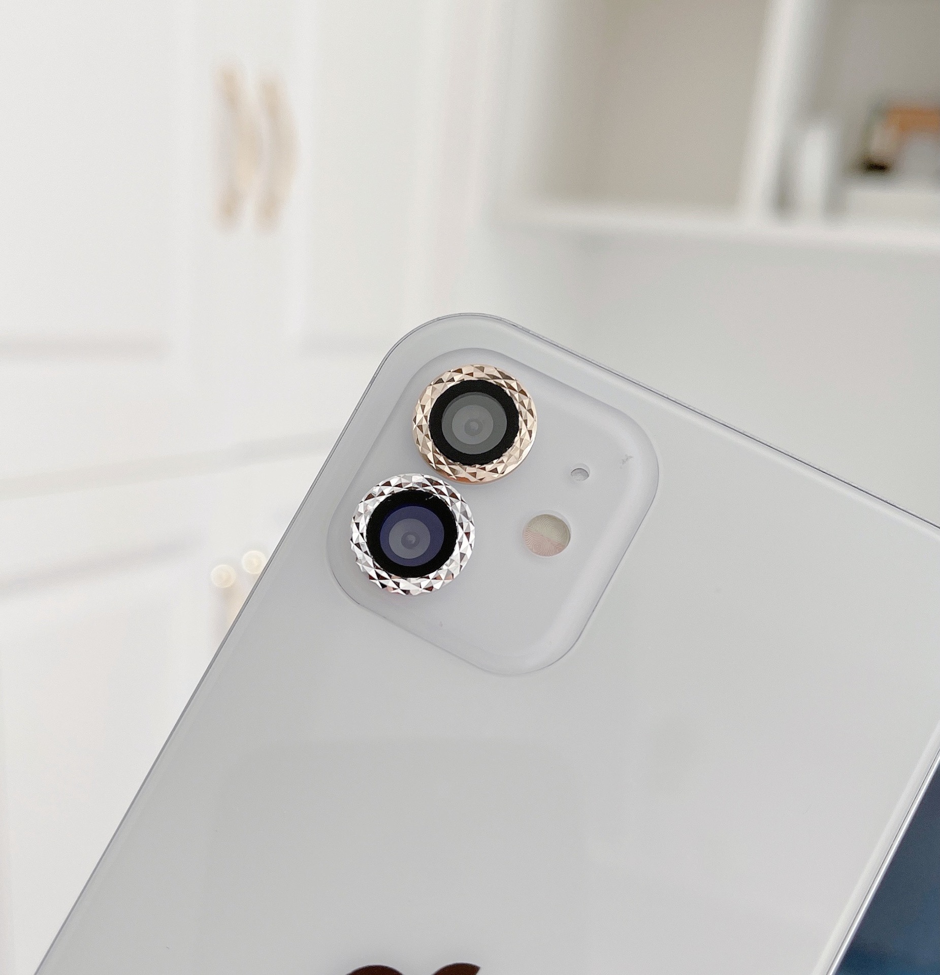 适用iphone12pro镜头膜 iphone12钻石纹玻璃膜iphone12promax鹰眼