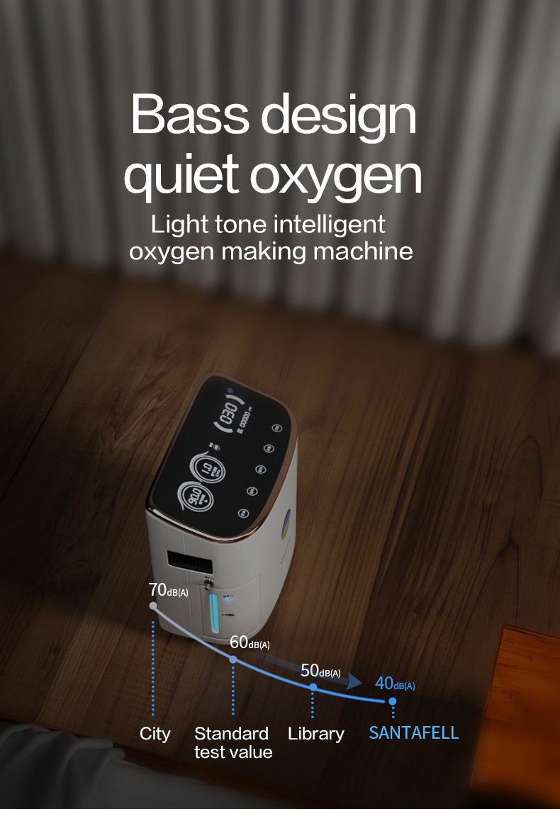 法国舒坦福9l升制氧机家用氧气机老人吸氧机家用 英文外贸版现货