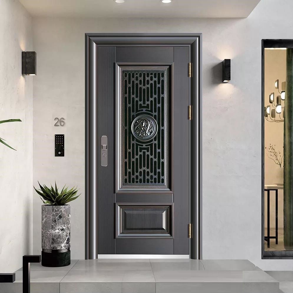 甲级防盗门 子母门 公寓入户门 带通风窗门中门 国标10cm厚安全门