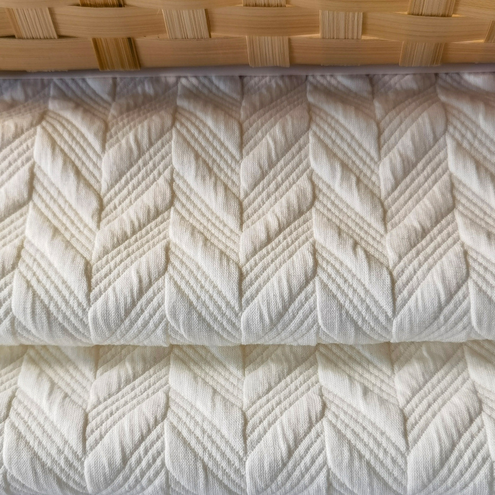 麦穗纹涤纶提花针织面料 女装毛衣鞋帽连衣裙布料-阿里巴巴