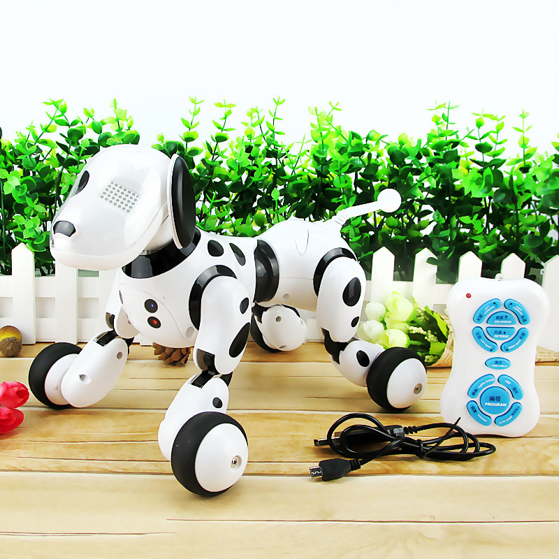 跨境热卖智能感应机器狗 儿童遥控电动对话走路宠物狗益智玩具狗