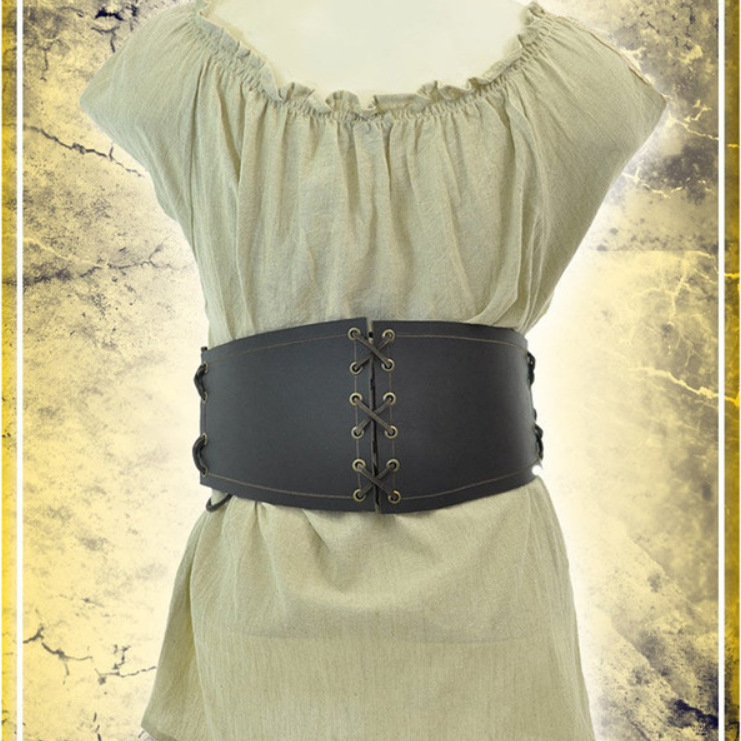 欧洲中世纪武士皮带扣pu皮革腰封护腰舞台剧表演cos摄影写真道具