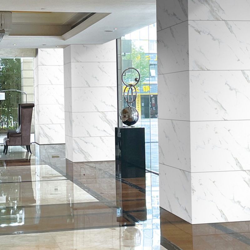 亚光瓷砖通体墙地砖大理石卡拉鱼肚白中国黑大板600*1200厚板工程