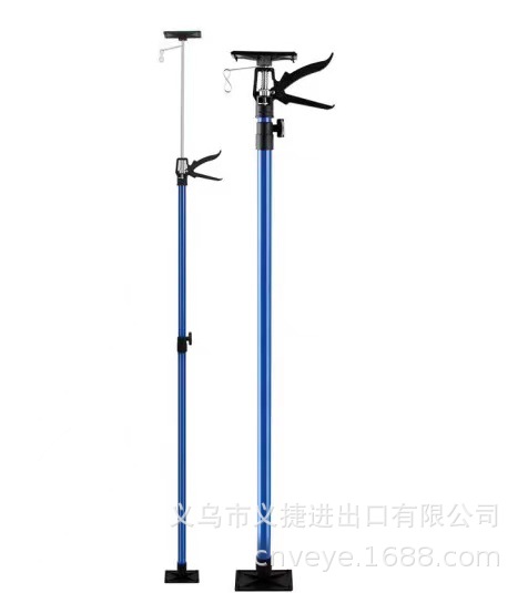 Steel Pipe Support Rod Adjustable Retractable Decoration LittleHelper Third Hand Top Rod Dry Wall Quick Support Rod