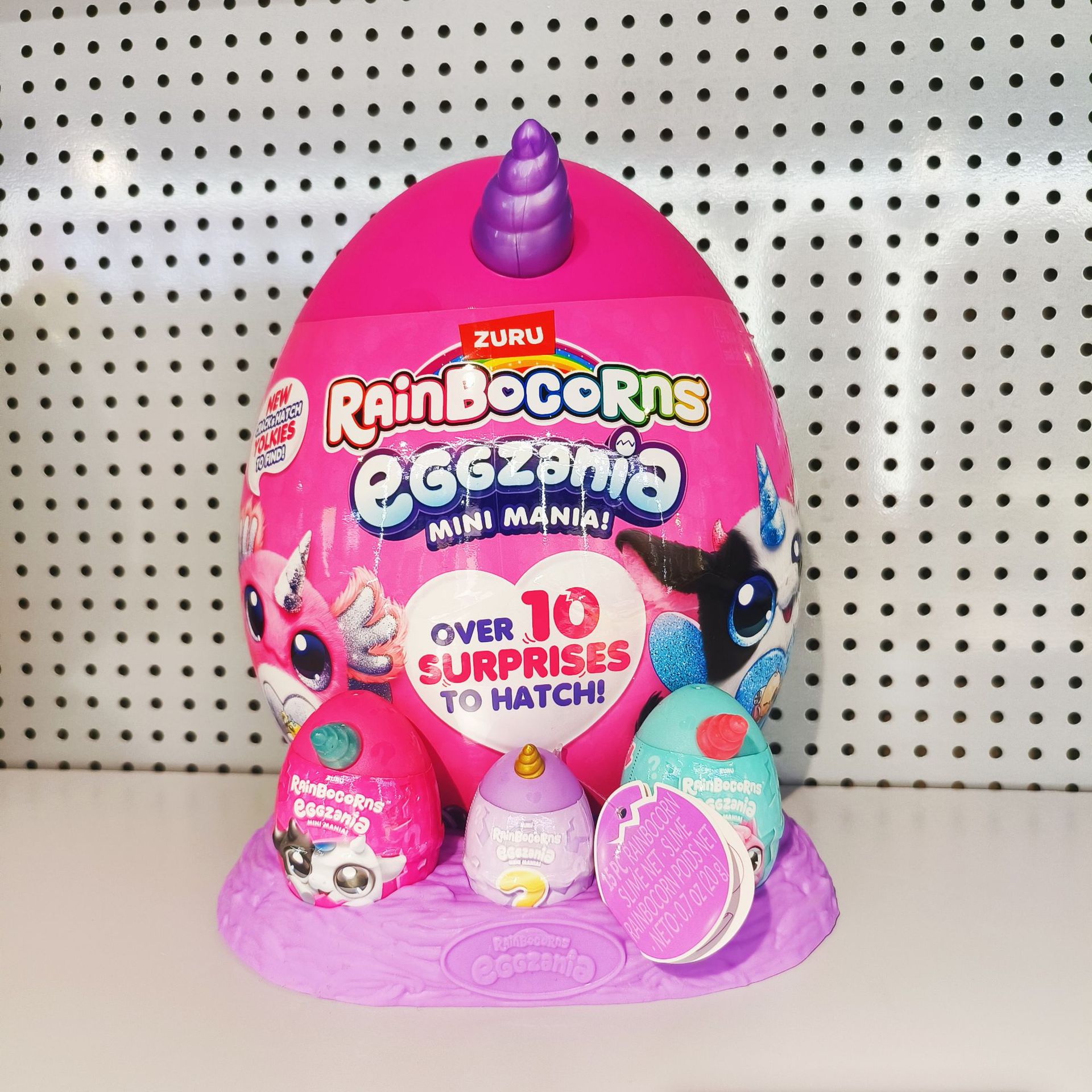 zuru新西兰彩虹独角兽云波魔法蛋抱抱星球惊喜蛋毛绒盲盒潮玩具