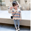 baby sweater girl knitting Vest 2023 spring clothes new pattern Western style children Exorcism fresh Children Sweater