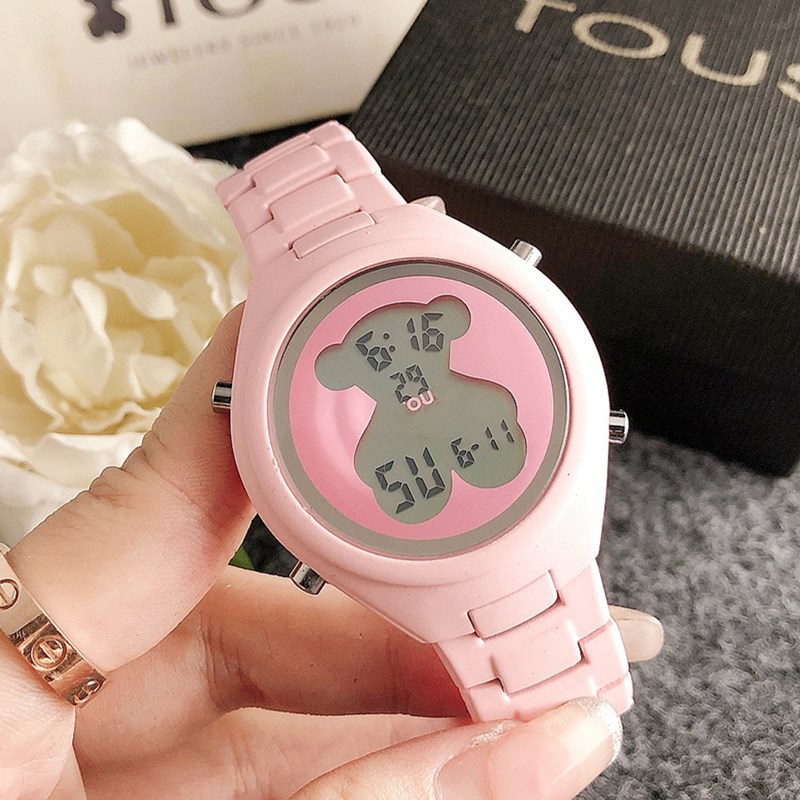 时尚运动多功能电子表流行学生表批发仙女甜妹粉红独角兽led手表