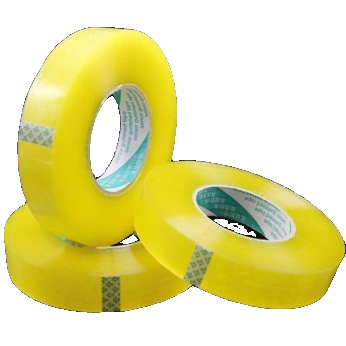 qgso透明胶带封箱打包胶布快递封口胶宽2.4cm2.0cm封箱胶大卷加厚