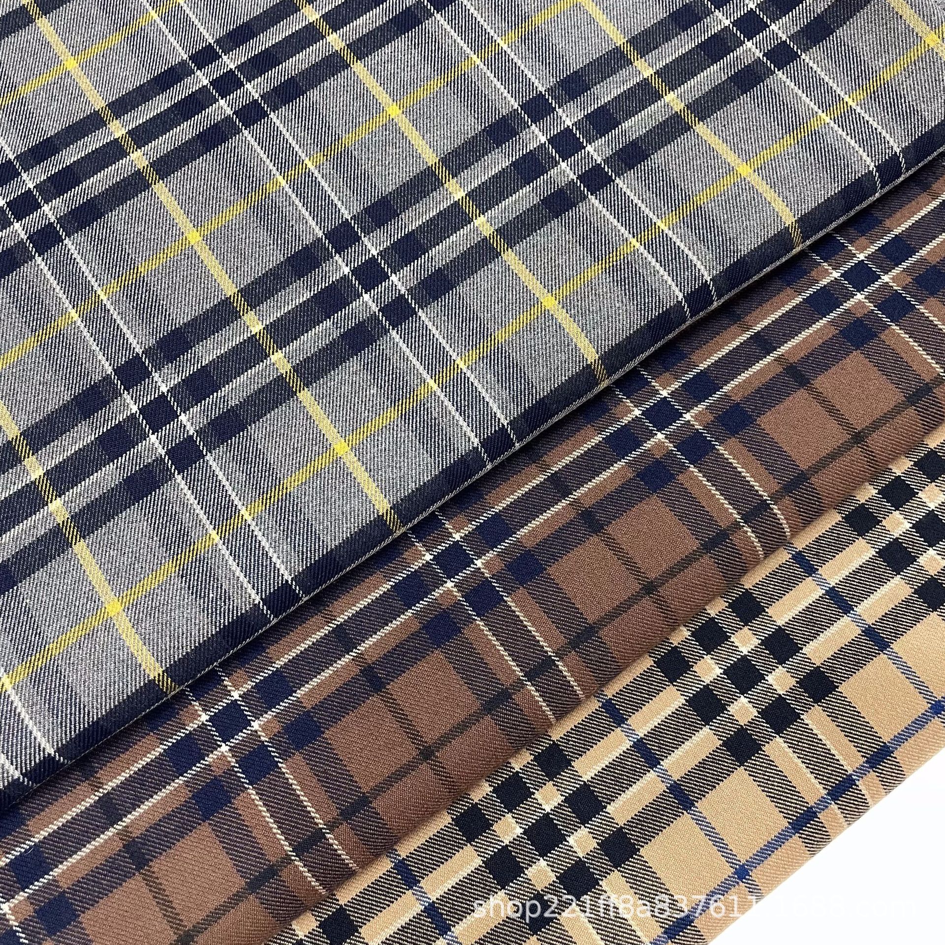 布苏格兰格子黄色