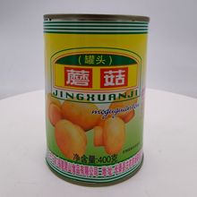 真花整粒蘑菇罐头400g*24整件 意面披萨奶油蘑菇汤原料白蘑菇菌类