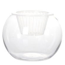 养花花盆水培植物玻璃瓶水养绿萝花瓶透明玻璃圆球鱼缸器皿容器