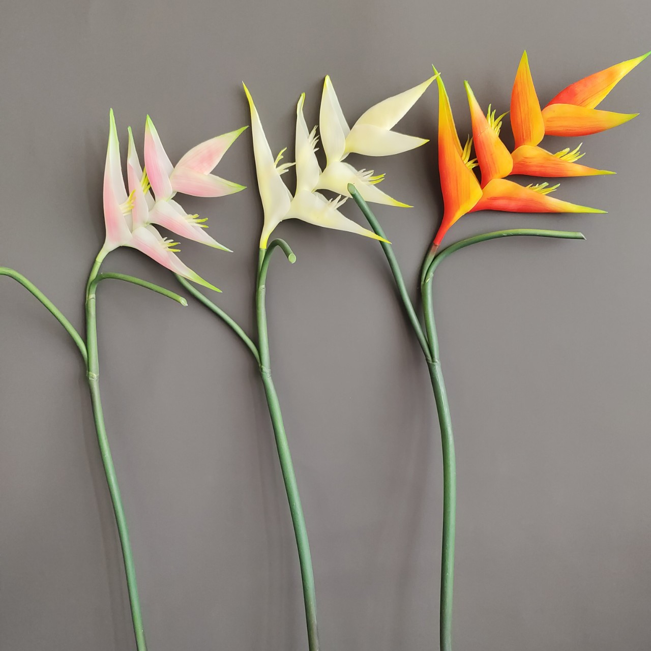 仿真软胶热带植物鹤望兰孔雀花垂焦天堂鸟样板间酒店婚庆橱窗装饰