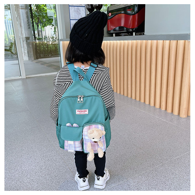 Children's Bag 2022 New Backpack Cute Rabbit Bear Backpack Fashion Toddler 3 Years Old 7 Baby Schoolbag