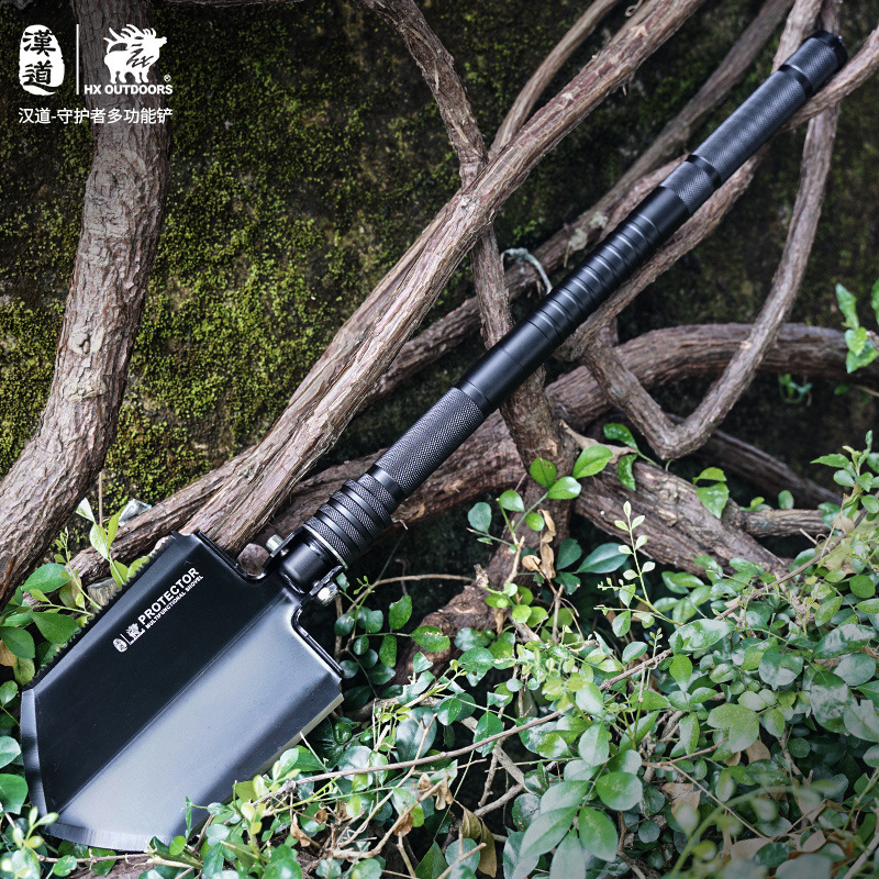 汉道守护者工兵铲户外折叠露营野外版铲子车载铁锹挖土兵工铲锰钢