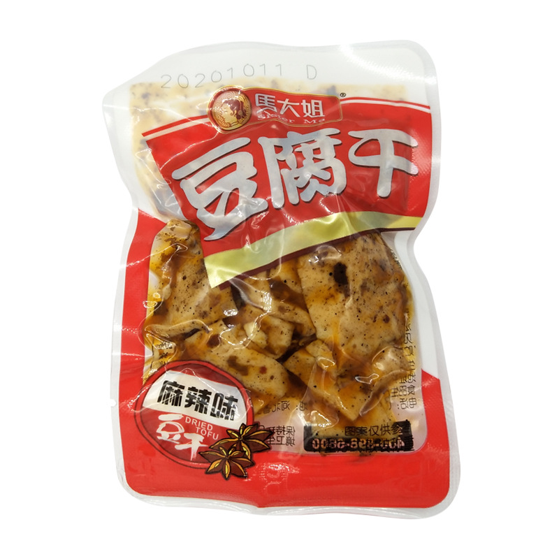 香菇豆干马大姐嫩手撕豆腐干嫩辣味零食500g