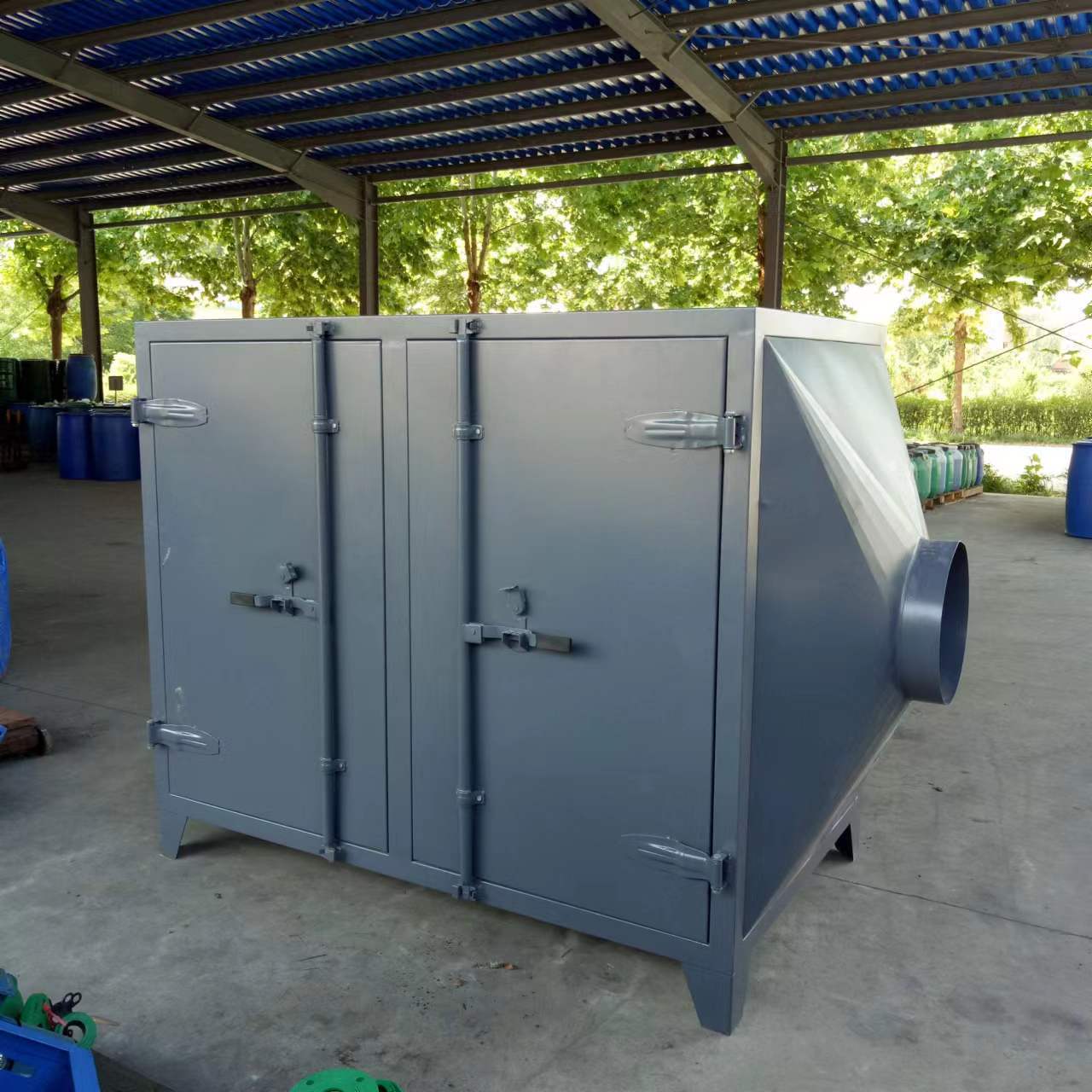 专业安装环保设备活性炭吸附箱不锈钢活性炭箱pp活性炭箱碳钢