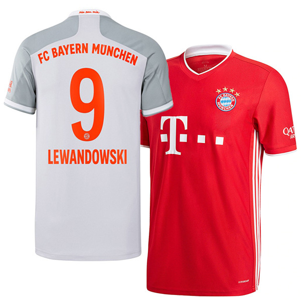 拜仁慕尼黑球衣20-21新赛季主客场9号莱万第二客场25穆勒足球队服