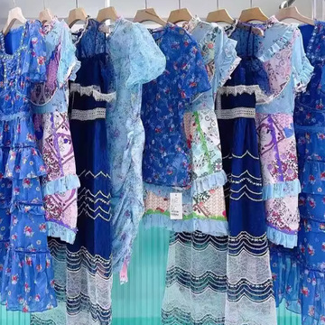 高端孤品衣服品牌折扣女装时尚精品撤柜正品我爱露露专柜尾货批发