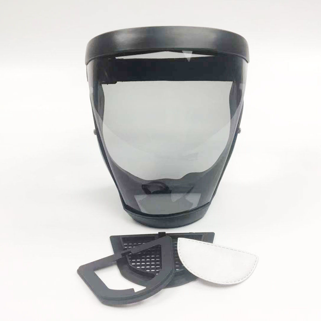 新款太空镜护脸面罩防尘防飞溅骑行全脸疫情高透明防护面罩不起雾