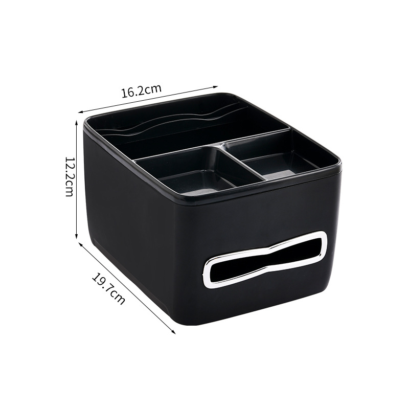 Two-in-One Armrest Hook Seat Car Partition Storage Box Strap Water Cup Holder Car Trash Can Tissue Box