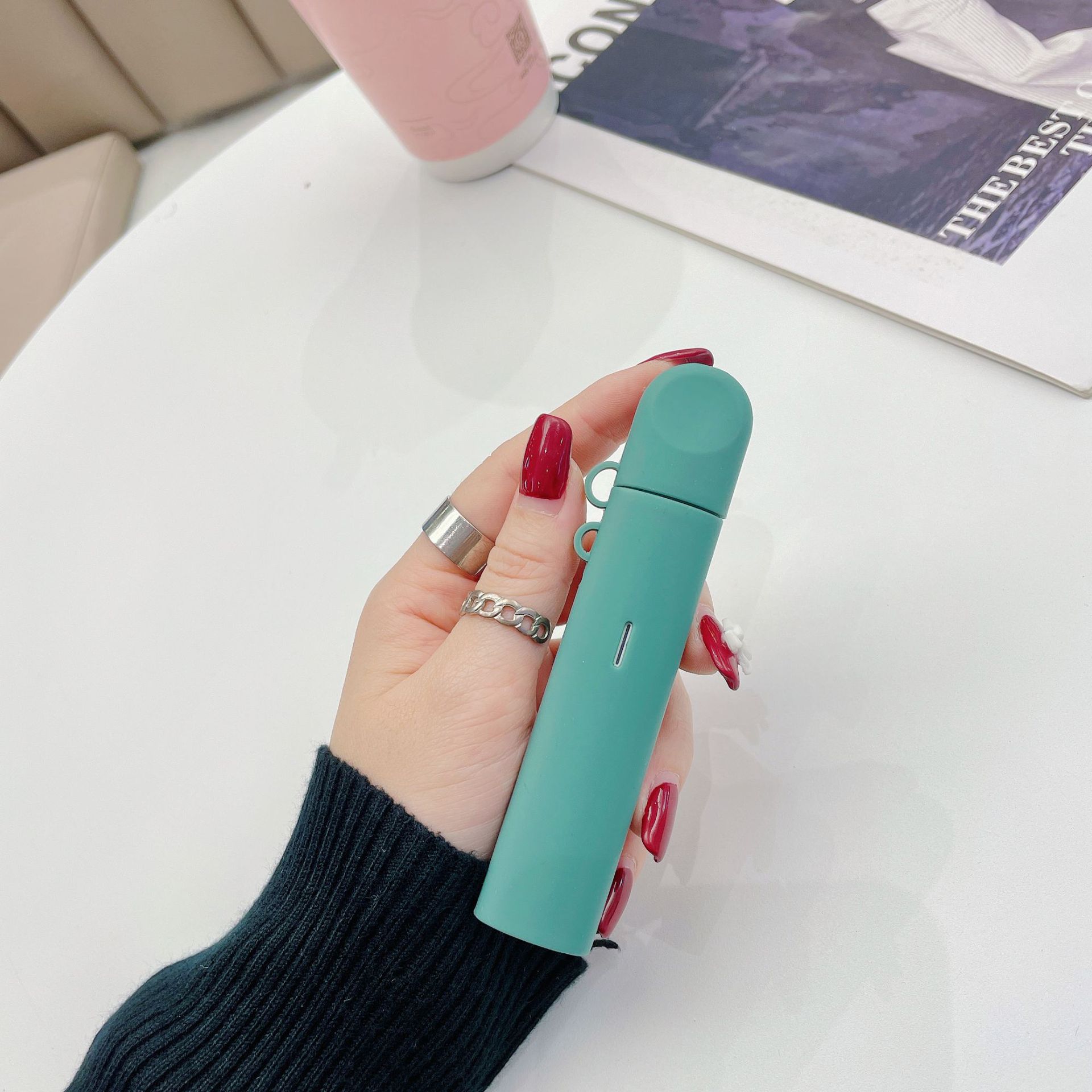 新款适用于relx essential硅胶套悦刻海外版保护套电子器烟套防尘