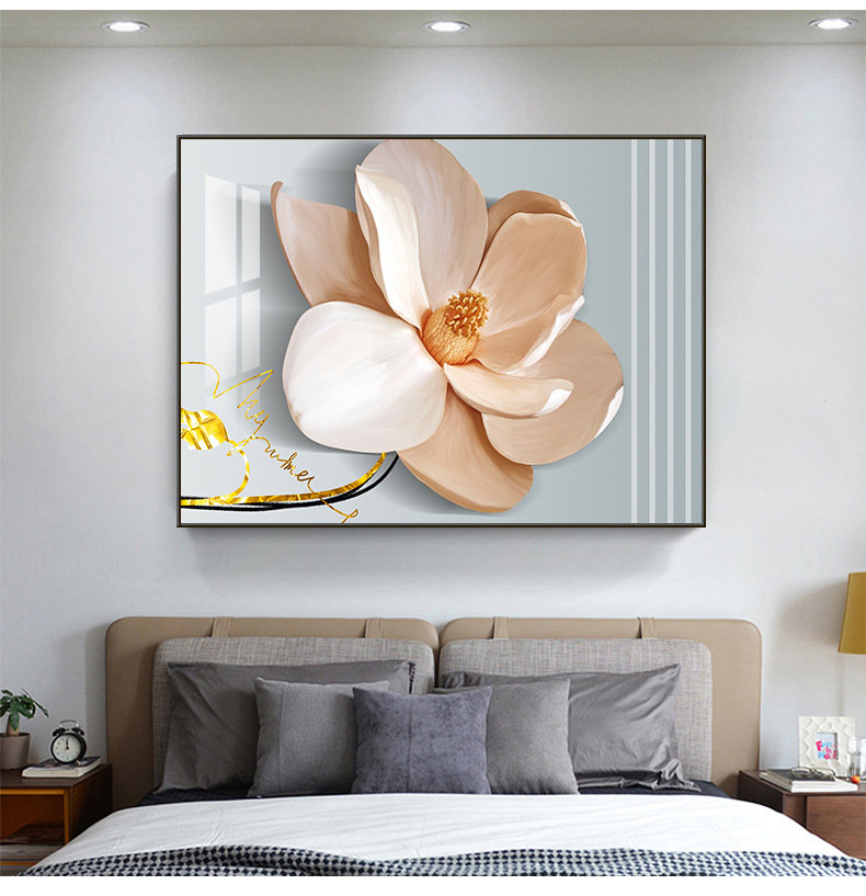 卧室床头装饰画现代简约客厅背景墙房间墙画壁画酒店宾馆单幅挂画