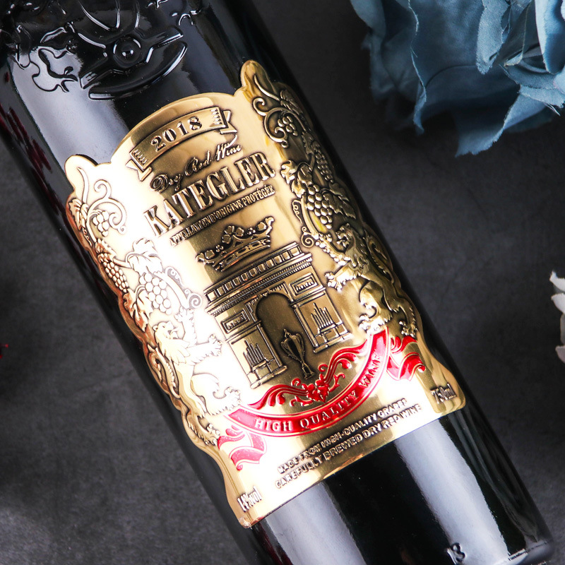 法国进口红酒 14度干红葡萄酒宽肩瓶 低价代发批发一件代发包邮