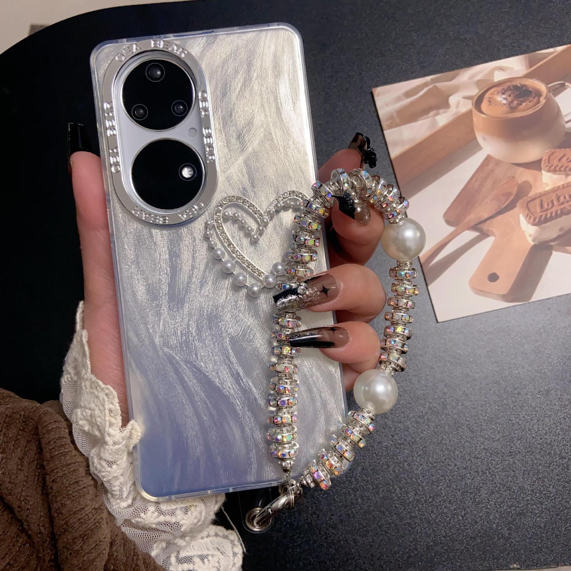 适用华为mate60pro银色手机壳mate50高级感mate40/30pro防摔p60/50/40