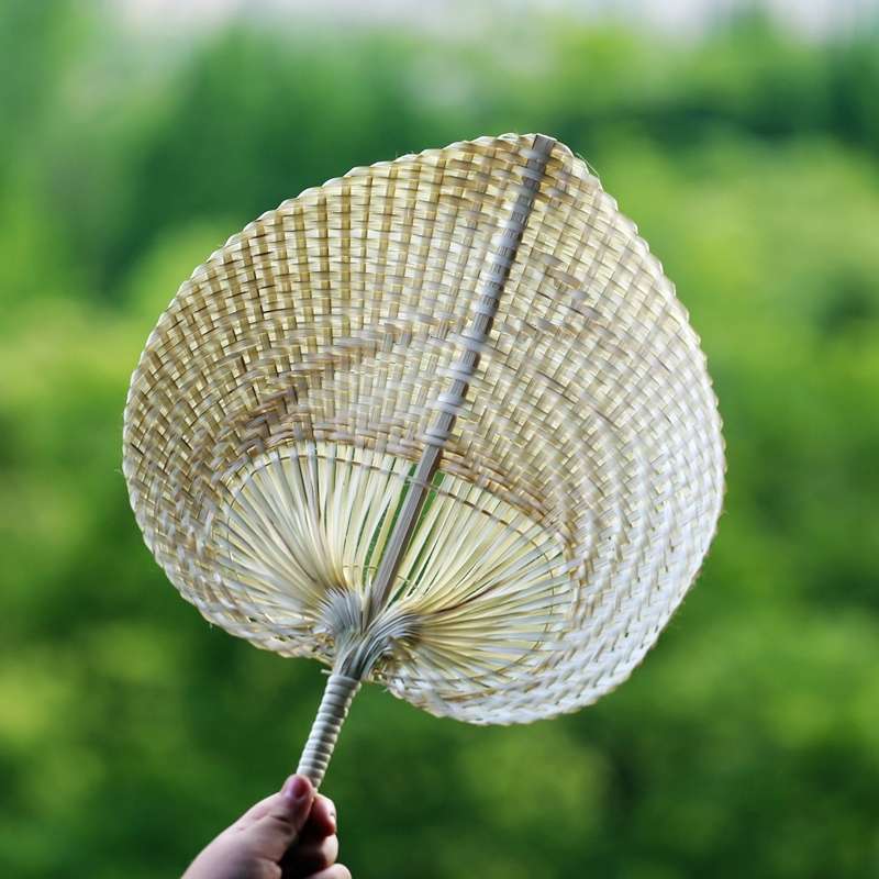 手工蒲扇竹编扇子夏季扇文艺纳凉葵扇骨架扇子团扇手摇扇竹工艺扇