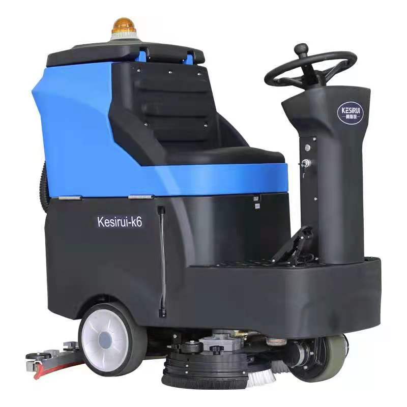 驾驶式洗地机医院商场车库物业地面清洗电动拖地机座驾尘推清洁车