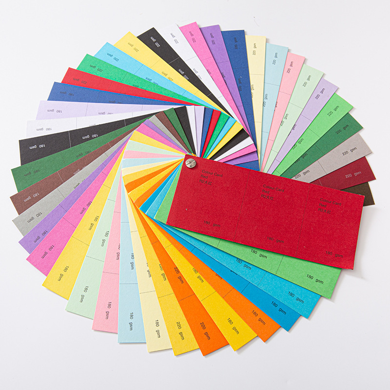 手工纸幼儿园全开彩色硬卡纸加厚美术绘画大张分切马尼拉