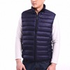 Autumn and winter Middle-aged and young men's wear Vest Down cotton Vest Light and thin vest winter waistcoat Add fertilizer Large coat