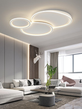 简约现代客厅灯大气2023年新款个性北欧创意led圆形灯具吸顶灯