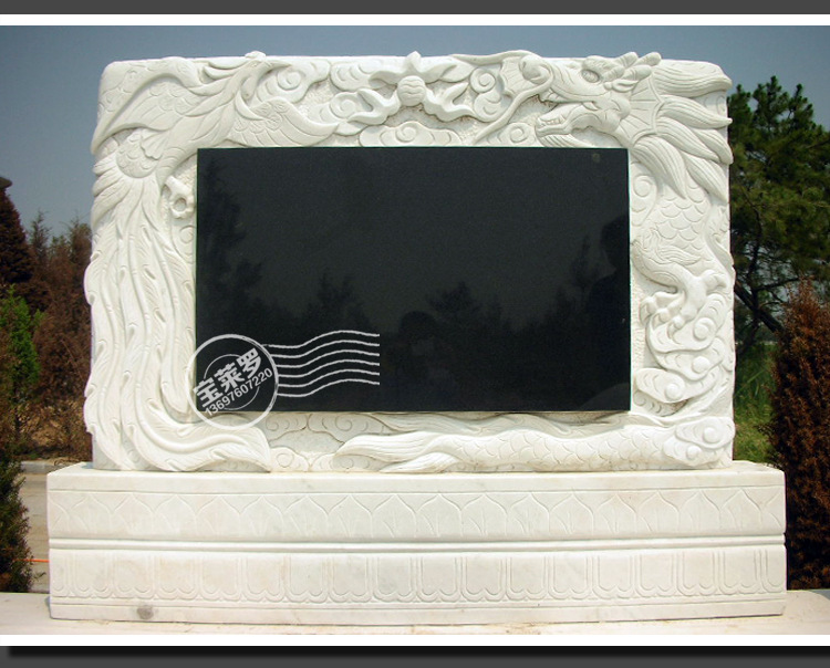 蒙古黑墓碑 蒙古黑花岗岩墓碑 黑色花岗岩墓碑.