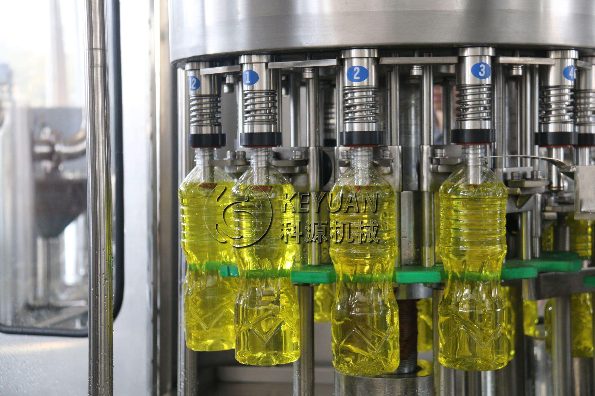 橄榄油色拉油灌装机 茶油花生油苏子油灌装机械食用油灌装机