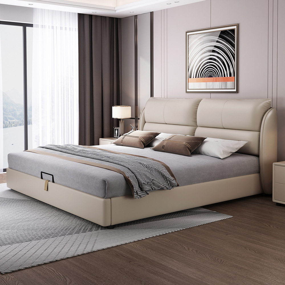 8米双人软体床科技布主卧1.5软包现代简约卧室婚床榻榻米