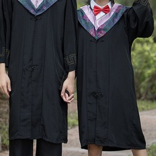 学士服大学生男女毕业季拍照服装高中毕业服文科服学位服帽子批发