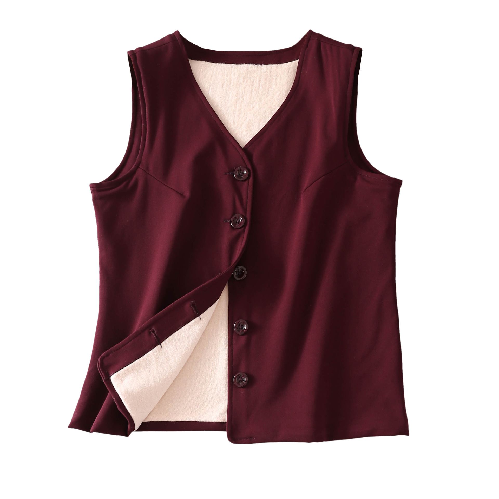 秋冬男女款桑蚕丝拉绒加厚保暖背心 加绒打底马甲真丝上衣秋衣