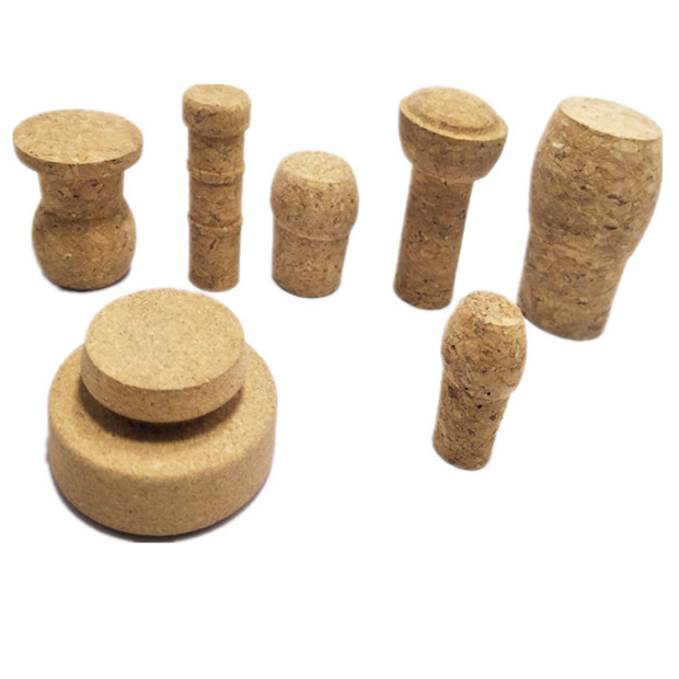 现货定制定做加工葡萄酒红酒橡木塞锥型t形合成天然软木塞