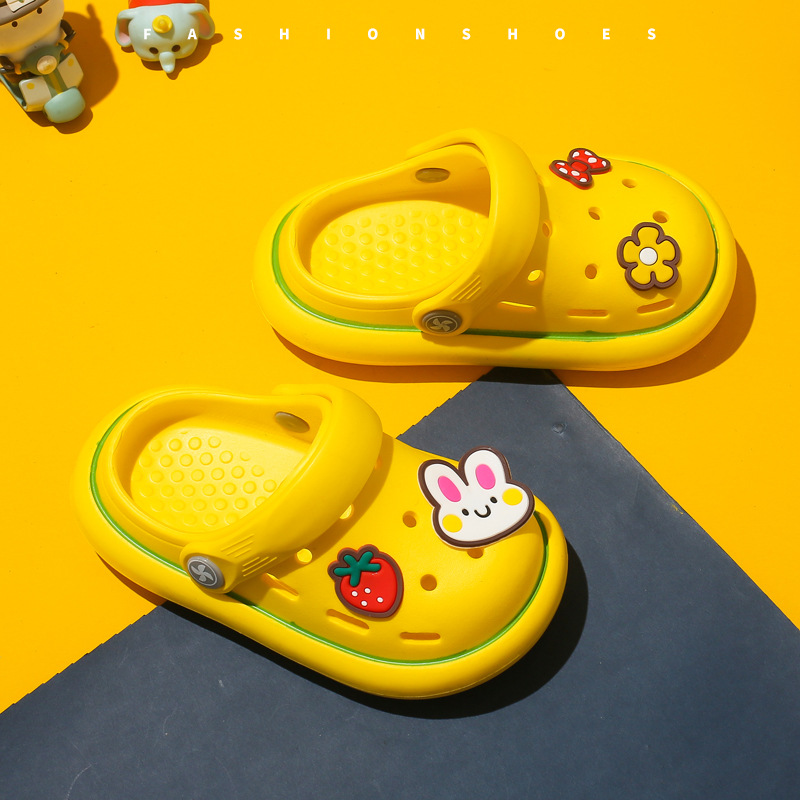 Children's Shoes Non-Slip Eva Hole Shoes Kid's Cartoon Baby Sandals Children's 1-3 Years Old Children's Shoes Toddler Shoes Wholesale