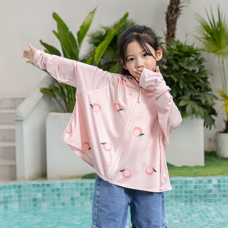 Children's Sun Protection Clothing Summer Children's Clothing Wholesale Ice Silk Sun Protection Clothing Baby Girls' Cardigan Coat Boys' Sun Protection Clothing Transparent