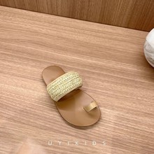 韩国童鞋女童透气镂空凉鞋2024夏季新款幼儿园软底时髦儿童勃肯鞋