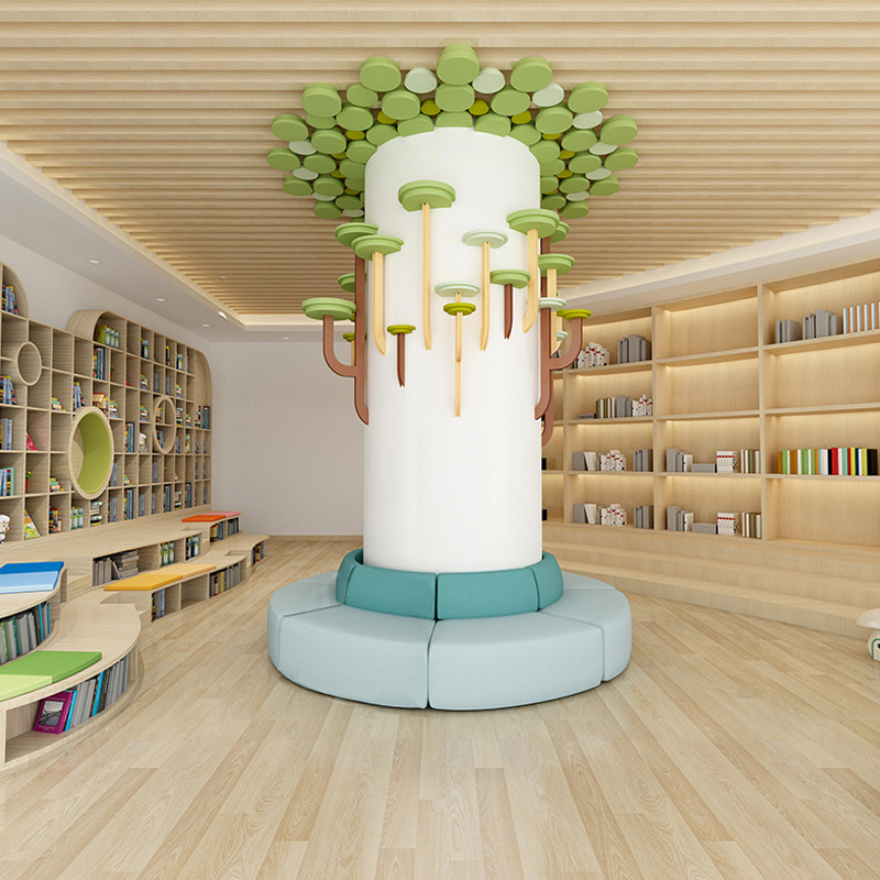 酒店大厅售楼部大厅医院银行大厅柱子沙发围柱子包柱子软包沙发