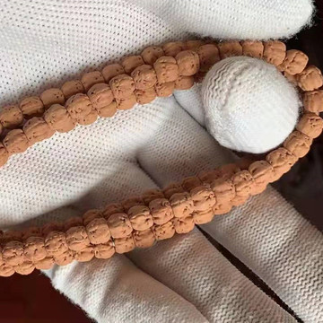 高品佛手菩提长串文玩小金刚佛山五爪金龙长串(70)