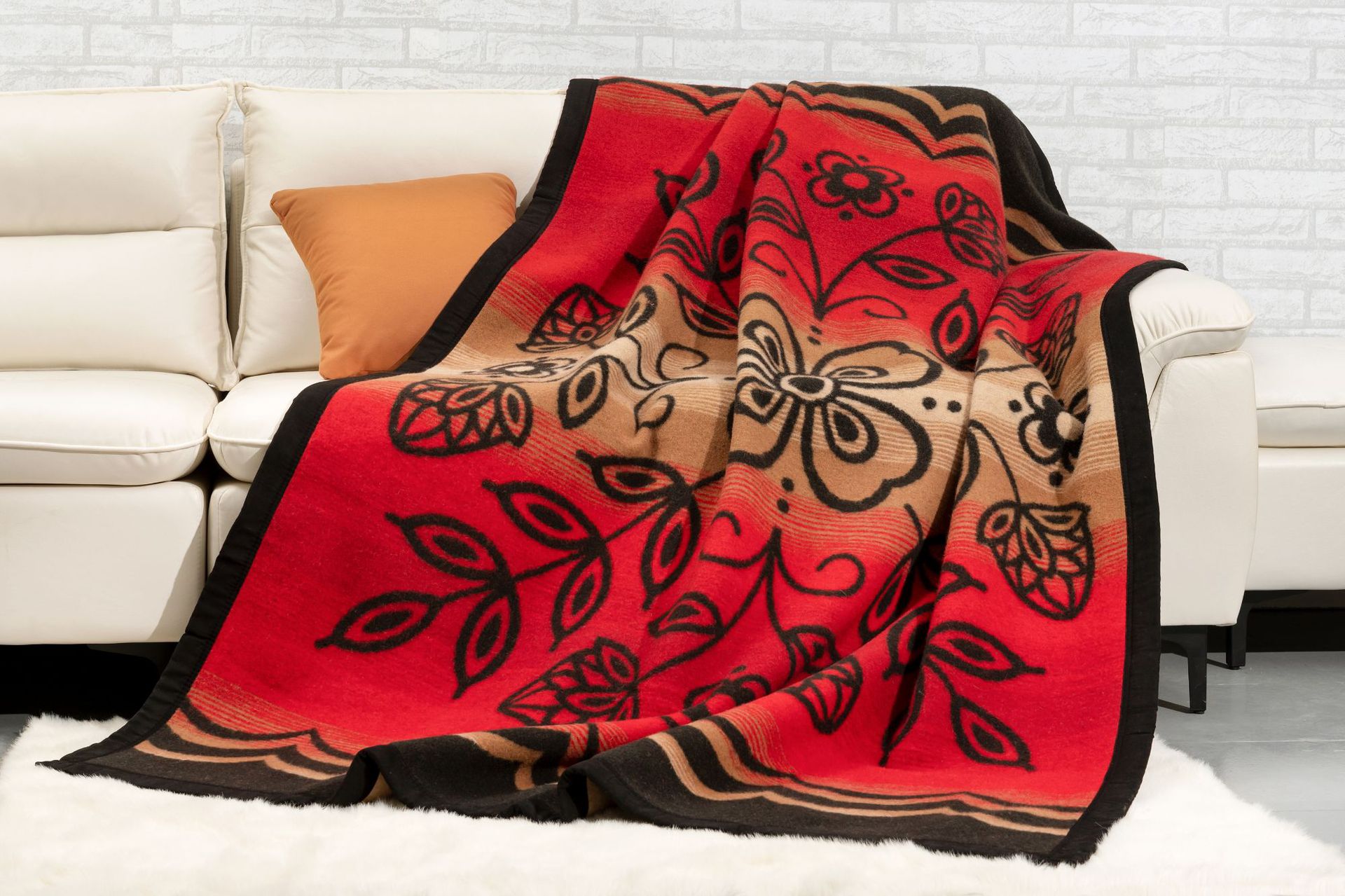 Hot Spot Jacquard Soft Comfortable Bed Cover Blanket Winter Warm Woolen Blanket Outdoor Camping Blanket