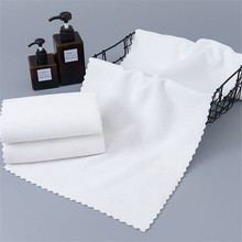 理发店足浴酒店宾馆一次性细纤维白毛巾 加厚吸水毛巾logo定制