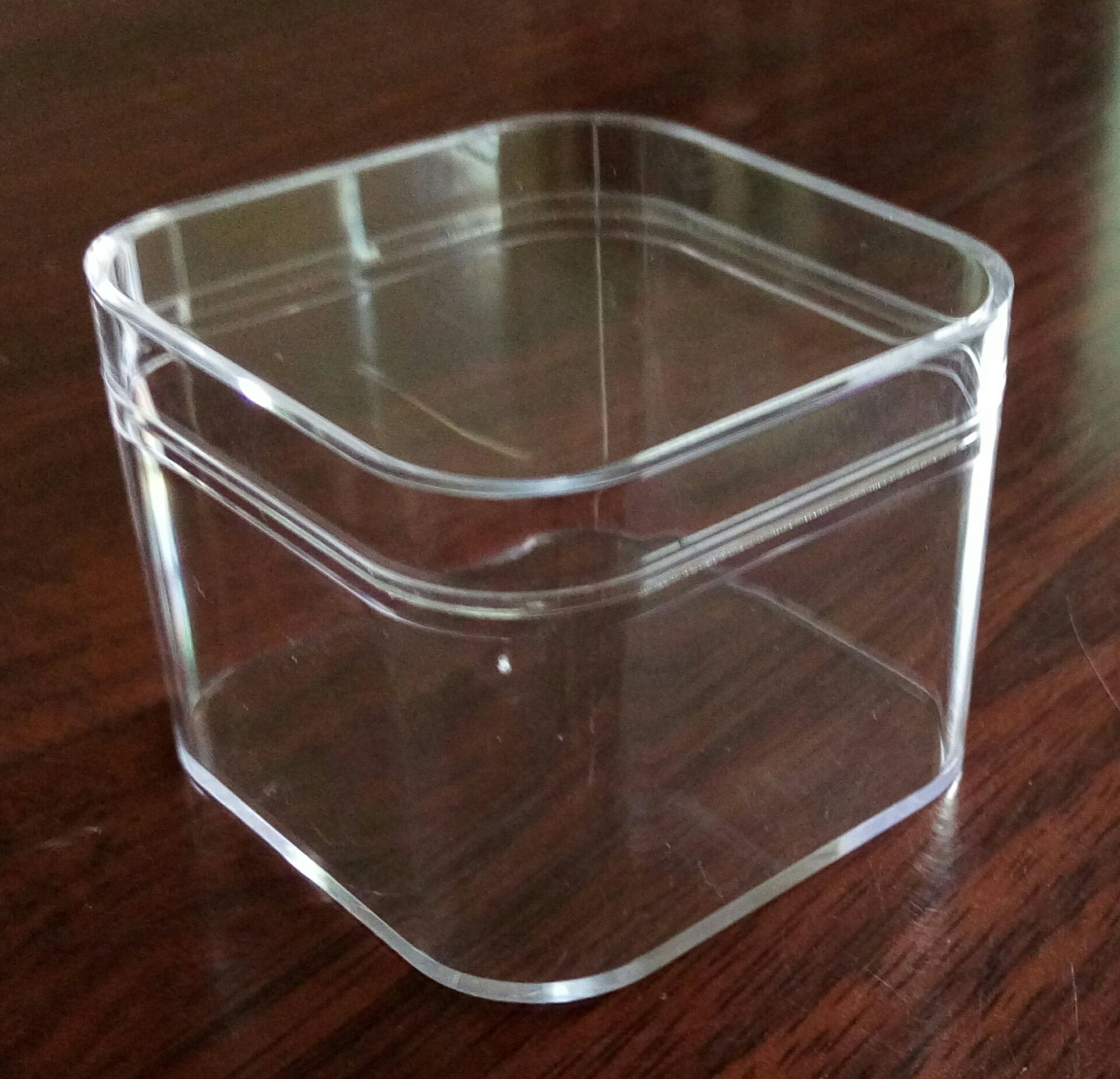 亚克力ps塑料盒储物配件透明收纳盒手机支架包装合小立方水晶盒子